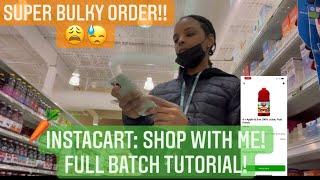 2022 INSTACART shopping APP TUTORIAL  Shop a BATCH with me