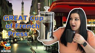 GREAT Cup of French Press Coffee  Cafe Du Chateau Unboxing & Review  Amazon Buys