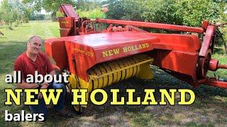 NEW HOLLAND balers from the 1960s how they work maintenance operation and making good bales