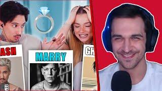 SMASH MARRY GHOSTING Julia LEAKT ihre Geheimnisse   Reaction auf Julien Bam