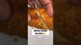 Buffalo Chicken Eggrolls Recipe  #shorts #food #viral #trending