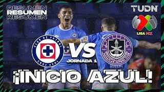Resumen  Cruz Azul vs Mazatlán  Liga MX - Apertura 2024  - Jornada 1  TUDN México
