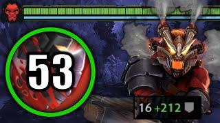 +300 Armor 99.9% Physical Resist Axe By Goodwin 70 Kills  Dota 2 Gameplay