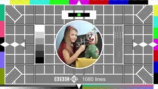 BBC HD Preview test card with multi-channel audio test.