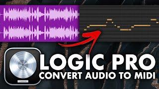 Logic Pro  Convert Audio to MIDI 2 METHODS