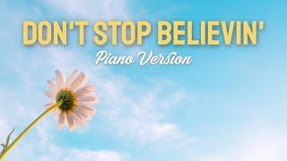 Dont Stop Believin - Journey Wedding Piano Version