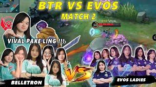 KEMBARAN DONKEY MAIN LING  EVOS LYNX VS BELLETRON MATCH 2 WSL LADIES 