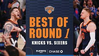 BEST PLAYS from Knicks First Round Victory over 76ers  2024 NBA Playoffs