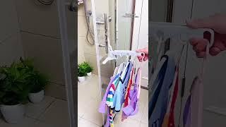 Efficiently store more clothes with these folding hangers