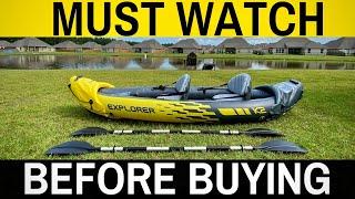 NEWEST Intex Explorer K2 - Review How To Set Up - Portable Inflatable Kayak 2 Person