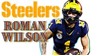 Unleashing Roman Wilson Explosive Highlights of the Steelers Draft Pick