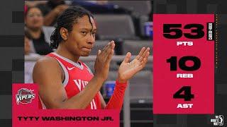 TyTy Washington EXPLODES For 53 PTS & 10 REB For Rio Grande Valley