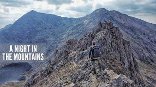 Solo Mountain Camping in Snowdonia with the Hilleberg Enan  Hiking Crib Goch  Jetboil Cooking