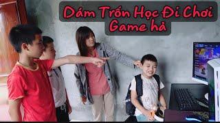 DTVN Vlog  Tập 79 Bài học nhớ đời cho kẻ giám bắt nạt trẻ trâu  ANH SẮN TRỐN HỌC ĐI CHƠI GAME