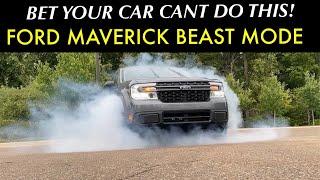 FORD MAVERICK Can it do a burnout?