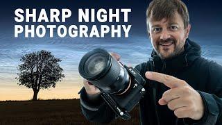 NIGHT PHOTOGRAPHY techniques for SHARP photos