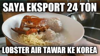 SAYA Eksport 24 TON LOBSTER AIR TAWAR ke KOREA