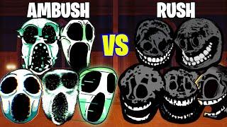 Roblox Doors RUSH VS AMBUSH - Friday Night Funkin