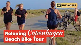 Feeling stressed? Copenhagen Beach Virtual 4K Bike Ride 