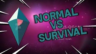 Normal Mode vs Survival Mode -- No Mans Sky