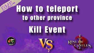 How to teleport to other province - Clash of Province - Rise of Castles guide by EVL Em