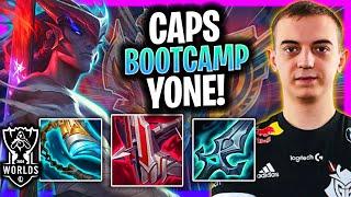 CAPS IS A BEAST WITH YONE *WORLDS BOOTCAMP*  G2 Caps Plays Yone Mid vs Yasuo  Season 2024