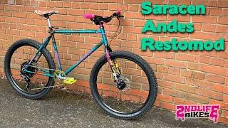 Saracen Andes Retro MTB Build - Disc Brake Conversion - Restoration