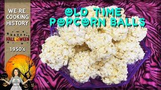 Popcorn Balls from the 1950s for Halloween are so Easy to Make