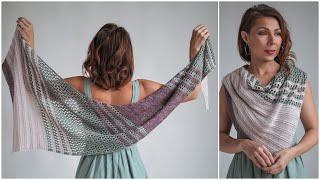 Easy Knit Shawl Pattern for All Seasons - Spring Carnival