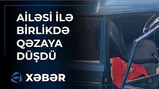 Qaxda ağır qəza baş verib