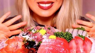 ASMR Sushi  Sashimi Platter w Toro *No Talking