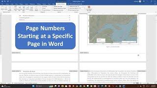 Page Numbers Starting at a Specific Page in Word 2019
