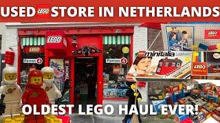 My OLDEST Vintage 196070s LEGO Haul Yet Used Netherlands Store Treasure