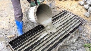 How To Make Concrete Molds Manually - Building And Installing Protective Fences Around The House