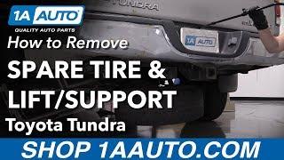 How to Remove Spare Tire plus Lift & Support 00-06 Toyota Tundra