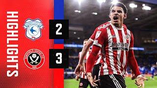 Cardiff City 2-3 Sheffield United  EFL Championship highlights  Morgan Gibbs White wonder goal 