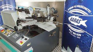 Automatic bandsaw machine 4 cutting metal at www.karas.cz