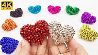 DIY Magnetic Balls Hati Merah Putih Untuk Indonesia  DIY Hearth Magnetic Balls ASMR  INDO MAGNET