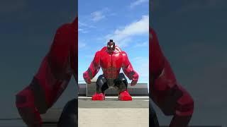 RED HULK Transforms into Spider-man Advanced Tech Suit Miles Morales - LEGO Marvel Super Heroes