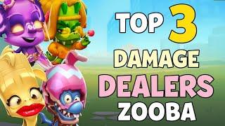 Top 3 Damage Dealers  Zooba
