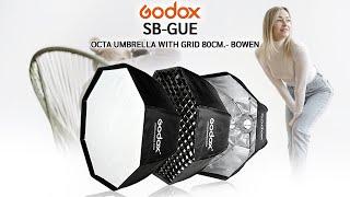 รีวิว  Godox Softbox SB-GUE 80  95  120 cm. With Grid - Octa Umbrella Softbox - Bowen Mount