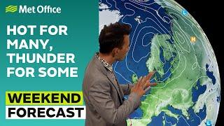 Weekend weather 08062023 – Humidity is rising – Met Office weather forecast UK