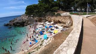 Hawaii Beach  Punta Verudela Pula 2021 Croatia Travel Video