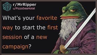 D&D Players Whats your favorite way to start the first session of a new campaign? #dnd