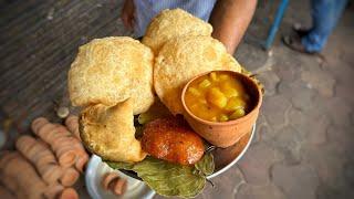 Only ₹7 Early Morning Breakfast in Kolkata  Kolkata Street Food  Indian Street Food