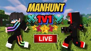 MANHUNT LIVE  MINECRAFT SPEEDRUNNER VS HUNTER  XTREME OM