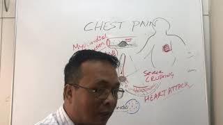 chest painAnginaMI and GERD Nursing video & year 1 MBBS