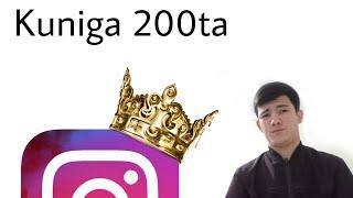 instagramga padpischik koʻpaytirish kuniga 200ta urish