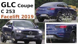 Mercedes Erlkönig GLC Coupe Facelift Modellpflege C253 FL close up - Nahaufnahme - 4K SPY VIDEO