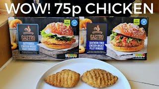 WOW 75p SOUTHERN FRIED & BUTTERMILK Fillet Chicken Burger Review